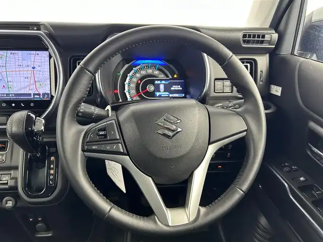 スズキ ハスラー Jスタイル 愛知県 2021(令3)年 3万km ブルーイッシュブラックパール 4WD/純正ナビ/Bluetooth/全方位カメラ/フルセグTV/Apple CarPlay/Android Auto/スズキセーフティーサポート/衝突被害軽減システム/レーンキープアシスト/コーナーセンサー/横滑り防止装置/ダウンヒルアシストコントロール/スノーモード/グリップコントロール/オートマチックハイビーム/オートライト/LEDヘッドライト/LEDフォグランプ/シートヒーター/純正AW/ETC/社外フロアマット/スマートキー/ドアバイザー/後席テーブル