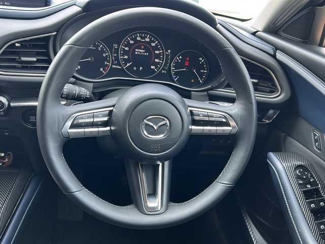 マツダ ＣＸ－３０ 20S プロアクティブツーリングセレ 静岡県 2020(令2)年 3.9万km ディープクリスタルブルーマイカ 純正ナビ/・FM/・AM/・Bluetooth/・USB/・CD/DVD/・HDMI/・メモリーオーディオ/主要装備/・３６０°ビューモニター/・ＬＥＤヘッドライト/・スマートキー/・レーダークルコン/・パーキングセンサー/・シートヒーター/・ステアリングヒーター/・スマートブレーキサポート/・レーンキープアシスト/・ドライブレコーダー/・ヘッドアップディスプレイ/・MTモード付AT/・電動パーキング/・オートハイビーム/・ブラインドスポットモニタリング