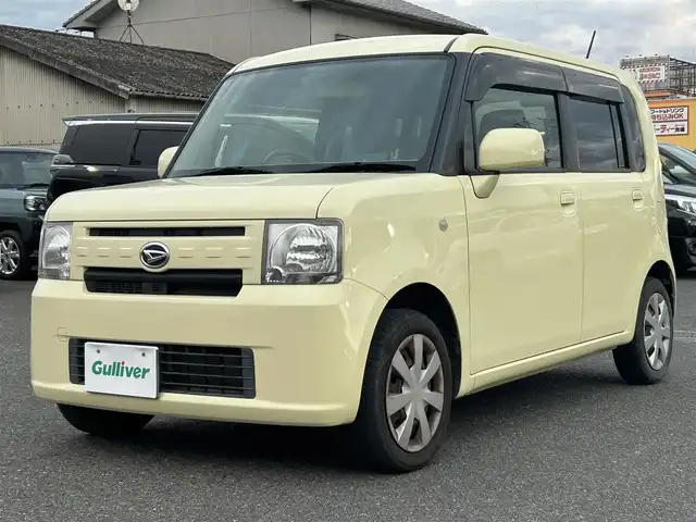 ダイハツ ムーヴ コンテ L 広島県 2014(平26)年 5.4万km コットンアイボリー 純正オーディオ/　（CD/AUX/AM/FM）/アイドリングストップ/フロアマット/ハロゲンヘッドライト/wエアバック/パワーステアリング/パワーウィンドウ/保証書/取扱説明書/布系シート