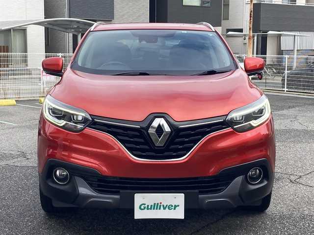 ルノー カジャー インテンス 山形県 2019(平31)年 7.2万km 赤 マルチファンクションディスプレイ/Bluetooth/FM/AM/USB/バックカメラ/ETC/エマージェンシーブレーキサポート/レーンディパーチャーウォーニング(車線逸脱警報)/ブラインドスポットワーニング(後側方車両検知警報)/オートハイ／ロービーム/前後クリアランスソナー/イージーパーキングアシスト/クルーズコントロール/ステアリングスイッチ/D/N シートヒーター/D パワーシート/LEDヘッドライト/フォグランプ/オートライト/プッシュスタート/電格ミラー/ルーフレール/革巻きステアリング/ISOFIX/スペアキー1本/新車時保証書/取扱説明書