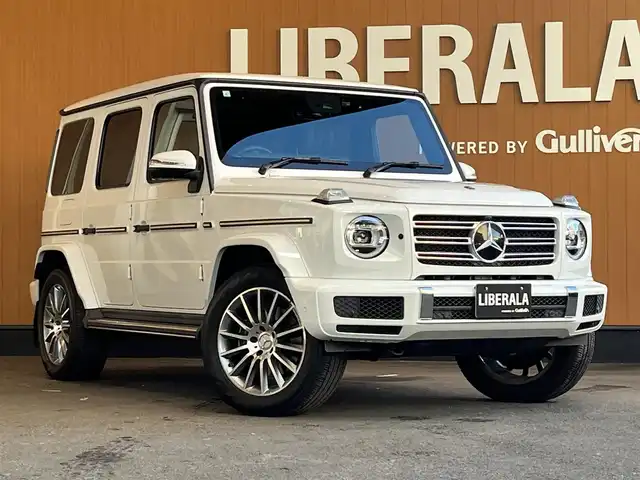 メルセデス・ベンツ ゲレンデヴァーゲン Ｇ４００ｄ AMGライン 宮城県 2023(令5)年 2.5万km パール G-manufakturプログラム/ラグジュアリーパッケージ/アダプティブダンピングシステム/レーダーセーフティパッケージ/サンルーフ/COMANDシステムHDDナビ/フルセグTV/360°カメラシステム/本革シート/シートベンチレーション/シートヒーター/メモリ機能付きパワーシート/LEDヘッドライト/オートマチックハイビーム/社外デジタルインナーミラー型ドラレコ/純正20インチAW/ステアリングスイッチ/パドルシフト/アンビエントライト