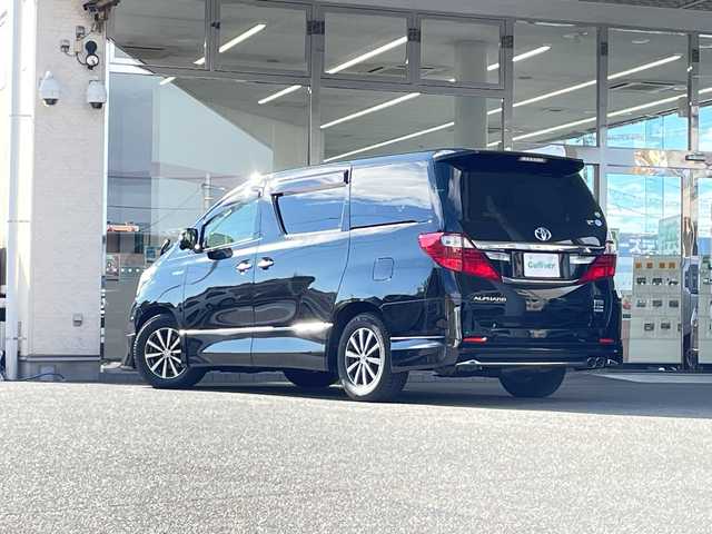 トヨタ アルファードハイブリット SR 福島県 2012(平24)年 9.5万km ブラック １オーナー　モデリスタエアロ　サンルーフ　アルパイン９インチナビ　フリップダウンモニター　両側パワースライドドア　バックカメラ　クルーズコントロール　ＥＴＣ　社外アルミホイール　前後ドライブレコーダー