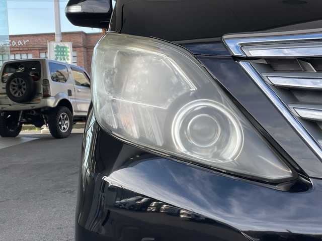 トヨタ アルファードハイブリット SR 福島県 2012(平24)年 9.5万km ブラック １オーナー　モデリスタエアロ　サンルーフ　アルパイン９インチナビ　フリップダウンモニター　両側パワースライドドア　バックカメラ　クルーズコントロール　ＥＴＣ　社外アルミホイール　前後ドライブレコーダー