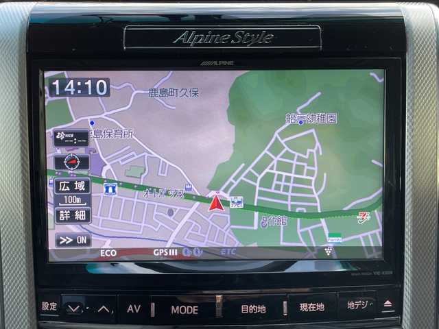 トヨタ アルファードハイブリット SR 福島県 2012(平24)年 9.5万km ブラック １オーナー　モデリスタエアロ　サンルーフ　アルパイン９インチナビ　フリップダウンモニター　両側パワースライドドア　バックカメラ　クルーズコントロール　ＥＴＣ　社外アルミホイール　前後ドライブレコーダー