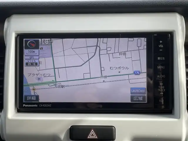スズキ ハスラー Jスタイル Ⅱ ターボ 青森県 2016(平28)年 4.5万km ブルーイッシュブラックパール ４WD/純正SDナビ（ＣＤ／ＴＶ／ＢＴ）/純正ＡＷ夏タイヤ積込/ハーフレザーシート/シートヒーター/ルーフレール/グリップコントロール/ヒルディセントコントロール/フォグランプ/パドルシフト/横滑り防止装置/衝突軽減システム/レーンキープアシスト/オートライト/プッシュスタート