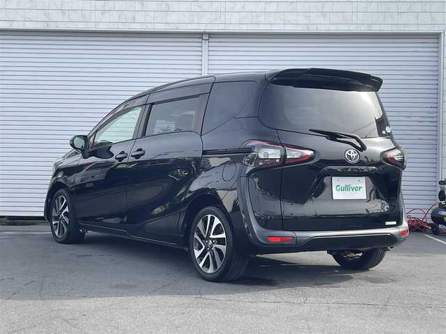 トヨタ シエンタ G クエロ 東京都 2018(平30)年 3.3万km ブラックマイカ 純正SDナビ/　Bluetooth/CD/DVD/フルセグTV/バックカメラ/セーフティセンスC/プリクラッシュセーフティシステム/レーンディパーチャーアラート/オートマチックハイビーム/先行車発進告知機能/両側パワースライドドア/ドライブレコーダー/純正16インチアルミホイールオプション/合皮/ブラック格子柄ファブリックコンビシート/ビルトインETC/LEDヘッドライト/フォグランプ/オートライト/革巻きステアリングホイール/ステアリングスイッチ/スマートエントリー/プッシュスタートシステム/電動格納ミラー/ウインカーミラー/ドアバイザー/フロアマット