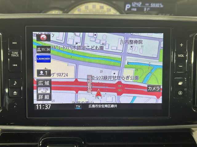 ダイハツ ムーヴ キャンバス G ブラックアクセント VS SAⅢ 広島県 2022(令4)年 6万km パールホワイトⅢ ワンオーナー/純正ナビ/・Bluetooth、CD、DVD、SD、USB/バックカメラ/運転席シートヒーター/全方位カメラ/コーナーセンサー/アイドリングストップ/フルセグTV/スマートアシストIII/両側パワースライドドア/プッシュスタート/スマートキー/LEDヘッドライト/オートマチックハイビーム/ステアリングスイッチ/フォグライト