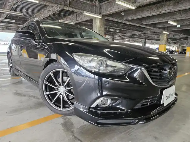 マツダ アテンザ ワゴン XD Lパッケージ 愛媛県 2014(平26)年 8.9万km ジェットブラックマイカ 〇純正ナビ/〇バックカメラ/〇フリップダウンモニター/〇クルーズコントロール/〇KENスタイルエアロ/〇ETC/〇ドライブレコーダー/〇BOSEサウンド/〇ルーフレール/〇アダプティブクルーズコントロール/〇BSM/〇HIDヘッドランプ/〇オートライト/〇社外18インチアルミ/〇黒革シート/〇シートヒーター/〇革巻きステアリング/〇パドルシフト/〇左右独立オートエアコン/〇アドバンスドキーレスエントリー/〇禁煙車
