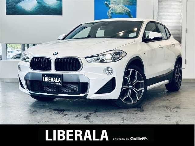 ＢＭＷ Ｘ２ xDrive 18d MスポーツX 大阪府 2020(令2)年 4.4万km 白 コンフォートP/インテリジェントセーフティ/ハーフレザー/シートヒーター/純正ナビ/バックカメラ/純正19インチAW/LEDヘッドライト/電動リアゲート/クリアランスソナー
