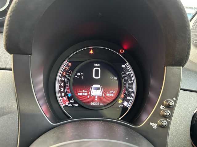 アバルト ５９５ コンペティツィオーネ 滋賀県 2019(平31)年 4.5万km ガンＭ 5MT/Sabeltシート/レッドキャリパー/純正ディスプレイオーディオ/バックカメラ/バックソナー/ETC/ドライブレコーダー/保証書/取説/スペアキー