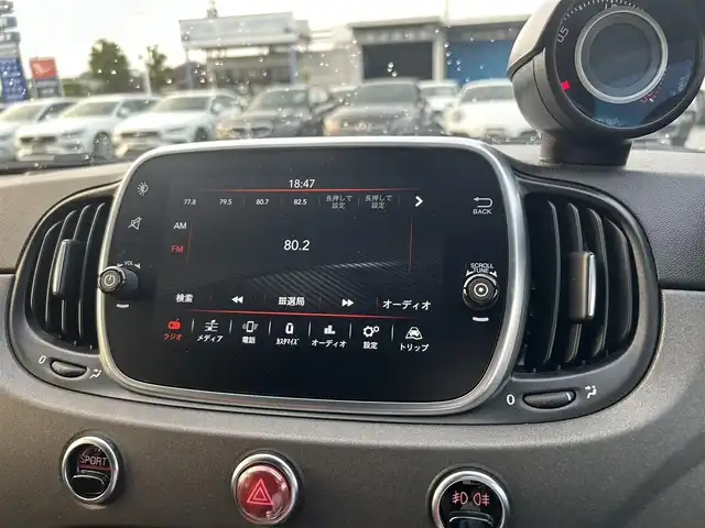 アバルト ５９５ コンペティツィオーネ 滋賀県 2019(平31)年 4.5万km ガンＭ 5MT/Sabeltシート/レッドキャリパー/純正ディスプレイオーディオ/バックカメラ/バックソナー/ETC/ドライブレコーダー/保証書/取説/スペアキー