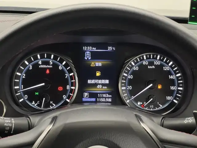 日産 スカイライン 400R 三重県 2020(令2)年 1.2万km メテオフレークブラックパール Pガソリン・ツインターボ/FR/MTモード付フロア7AT/純正 8インチナビ/（AM/FM/CD/DVD/TV/USB/Bluetooth/AUX/Music Box/AppleCarPlay/AndroidAuto）/アラウンドビューモニター（移動物検知機能付）/ETC2.0/安全/・エマージェンシーブレーキ/・車線逸脱警報（LDW）＆車線逸脱防止支援システム（インテリジェントLI）/・後側方車両検知警報（BSI/BSW）/・後退時衝突防止支援システム（BUI）/・前方衝突予測警報（FCW）/・インテリジェントクルコン/・フロント＆バックソナー/・踏み間違い衝突防止アシスト/装備/・本革スポーツシート（黒）/・シートヒーター（D/N）/・サイサポート付パワーシート（Dメモリー付12way/N6way）/・電動チルト・テレスコピックステアリング/・パドルシフト/・LEDヘッドランプ/・ハイビームアシスト/アクティブAFS/・インテリジェントペダル（車間距離維持支援システム）/・雨滴感知式ワイパー/・アルミレッドキャリパー対向ピストンブレーキ/・19inAW/・VR30DDTT V型6気筒・ツインターボエンジン［405馬力［PS］/6400回転、48.4kgm/1600-5200回転（カタログ値）］/など