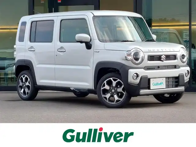 スズキ ハスラー HYBRID X 東京都 2025(令7)年 0.1千km ピュアホワイトP 届出済未使用車/純正ナビ/全方位モニター/フルセグ/シートヒーター/アダプティブクルーズコントロール/LEDヘッドライト/スズキセーフティサポート/レーンキープアシスト/コーナーセンサー/アイドリングストップ/スマートキー/純正15インチAW