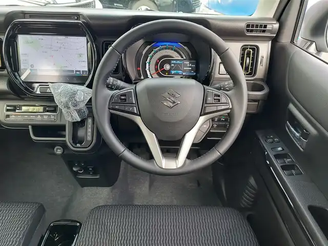 スズキ ハスラー HYBRID X 東京都 2025(令7)年 0.1千km ピュアホワイトP 届出済未使用車/純正ナビ/全方位モニター/フルセグ/シートヒーター/アダプティブクルーズコントロール/LEDヘッドライト/スズキセーフティサポート/レーンキープアシスト/コーナーセンサー/アイドリングストップ/スマートキー/純正15インチAW