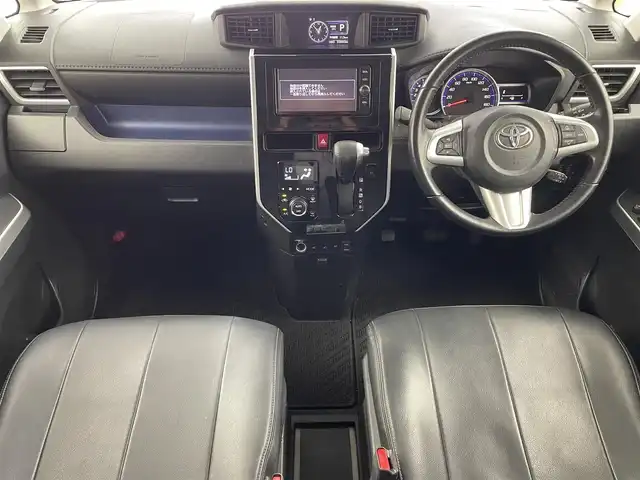 トヨタ タンク カスタムG－T 大阪府 2017(平29)年 5.6万km ブラックマイカメタリック/レーザーブルークリスタルシャイン 2トーン 衝突軽減ブレーキ/　・横滑り防止/純正SDナビ[NSZT-W66T]/　・CD/　・DVD/　・Bluetooth/　・フルセグTV/　・HDMI/バックカメラ/クルーズコントロール/両側パワースライドドア/LEDオートヘッドライト/フォグランプ/シートヒーター/純正16インチアルミホイール/スマートキー/ビルトインETC/ドアバイザー/フロアマット
