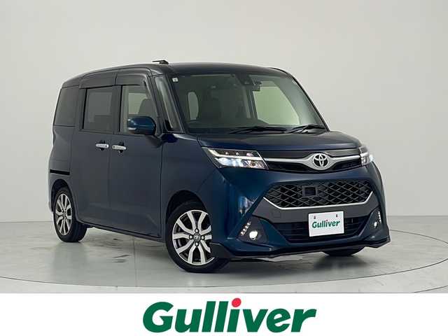 トヨタ タンク カスタムG－T 大阪府 2017(平29)年 5.6万km ブラックマイカメタリック/レーザーブルークリスタルシャイン 2トーン 衝突軽減ブレーキ/　・横滑り防止/純正SDナビ[NSZT-W66T]/　・CD/　・DVD/　・Bluetooth/　・フルセグTV/　・HDMI/バックカメラ/クルーズコントロール/両側パワースライドドア/LEDオートヘッドライト/フォグランプ/シートヒーター/純正16インチアルミホイール/スマートキー/ビルトインETC/ドアバイザー/フロアマット