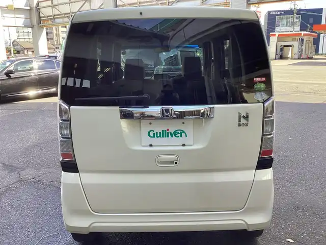 ホンダ Ｎ ＢＯＸ G Lパッケージ 鹿児島県 2013(平25)年 5.3万km プレミアムホワイトパール 純正14インチAW/純正オーディオ/　CD・ラジオ・USB・AUX/スマートキー/チップアップシート/純正フロアーマット/ステアリングスイッチ/新車保証書