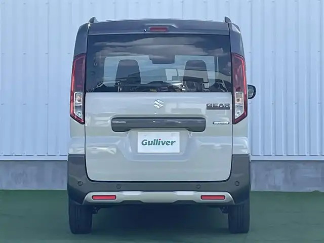 スズキ スペーシア ギア HYBRID XZ 香川県 2024(令6)年 0.3万km 黄Ⅱ ヘッドアップディスプレイ/両側パワースライドドア/シートヒーター/ステアリングヒーター/スズキセーフティサポート/→デュアルカメラブレーキサポート（衝突軽減）/→車線逸脱抑制機能/→アダプティブクルーズコントロール/→誤発進抑制機能/→標識認識機能/ルーフレール/ステアリングヒーター/ステアリングリモコン/LEDオートライト/LEDフォグランプ/電動格納ミラー（ウィンカー付）/12V電源/後席サンシェード/後席オットマン/スマートキー