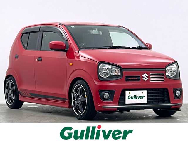 スズキ アルト F 大阪府 2016(平28)年 4.9万km ピュアレッド ワークス仕様/NARDIステアリング/零1000パワーチャンバー/AUTO GAUGE 水温計/PIVOTブースト計/社外タワーバー/D席スイスポ純正シート/社外15インチアルミホイール/【F-Direction/WS-5】/社外車高調/デジタルインナーミラー/パープルスウェードトリム/ラジオ/CD