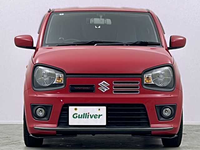 スズキ アルト F 大阪府 2016(平28)年 4.9万km ピュアレッド ワークス仕様/NARDIステアリング/零1000パワーチャンバー/AUTO GAUGE 水温計/PIVOTブースト計/社外タワーバー/D席スイスポ純正シート/社外15インチアルミホイール/【F-Direction/WS-5】/社外車高調/デジタルインナーミラー/パープルスウェードトリム/ラジオ/CD