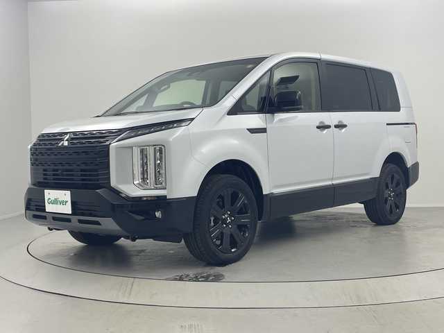 三菱 デリカＤ：５ シャモニー 福島県 2025(令7)年 0.1千km パールⅡ /リアモニター取付パッケージ(25300円)//登録済未使用車//全方位カメラ//４ＷＤ//ALPINE１１型ナビ/CD・DVD・BT・MSV・フルセグTV・HDMI・スマホ連動・USB//ＢＳＭ//両側パワースライドドア//パワーバックドア//シートヒーター//パワーシート//ステアリングヒーター//パドルシフト//オートハイビーム//LEDライト//取扱説明書//保証書