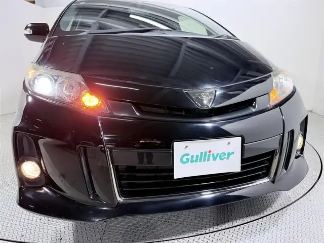 トヨタ エスティマ アエラス ベリーエディション 大阪府 2014(平26)年 5万km ブラック 白革シート 純正8incナビTV バックカメラ フリップダウンモニター シートヒーター クルーズコントロール 両側パワースライドドア リアオートエアコン スマートキー プッシュスタート ETC