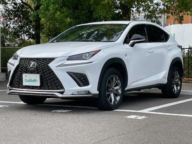 レクサス ＮＸ 300h Fスポーツ 宮城県 2019(平31)年 7万km ホワイトノーヴァガラスフレーク ワンオーナー/純正ナビ/バックカメラ/フルセグ/Bluetooth/CD/DVD/レーダークルーズ/シートヒーター/シートクーラー/パワーシート/シートメモリー/HUD/BSM/ETC/ステアリングヒーター