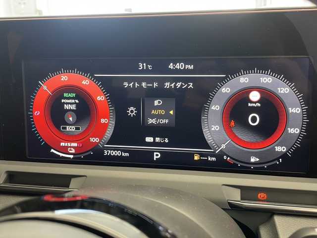 日産 オーラ ニスモ 沖縄県 2021(令3)年 3.7万km スーパーブラック 純正ナビ/（フルセグTV　Bluetooth接続　USB　HDMI）/アラウンドビューモニター/プロパイロット/ETC2.0/ステアリングスイッチ/ハーフレザーシート/シートヒーター/クリアランスソナー/スマートキー/プッシュスタート/純正フロアマット/ドアバイザー/LEDヘッドライト/オートライト