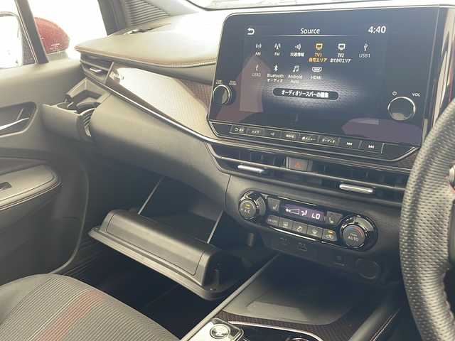 日産 オーラ ニスモ 沖縄県 2021(令3)年 3.7万km スーパーブラック 純正ナビ/（フルセグTV　Bluetooth接続　USB　HDMI）/アラウンドビューモニター/プロパイロット/ETC2.0/ステアリングスイッチ/ハーフレザーシート/シートヒーター/クリアランスソナー/スマートキー/プッシュスタート/純正フロアマット/ドアバイザー/LEDヘッドライト/オートライト