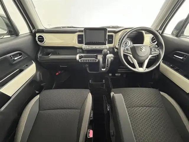 スズキ クロスビー HYBRID MZ 道央・札幌 2018(平30)年 4.7万km ピュアホワイトP ・４ＷＤ/・純正ナビ/・ＢＴ／ＣＤ／ＤＶＤ／ＳＤ／ＦＭ／ＡＭ／フルセグＴＶ/・全方位カメラ/・衝突軽減/・レーンキープアシスト/・ダウンヒルアシスト/・クルーズコントロール/・シートヒーター/・アイドリングストップ/・プッシュスタート/SNOW/SPOTモード/・間欠時間調整機能付きワイパー/・ETC/・純正アルミホイール/・パドルシフト/・革巻きステアリング/・純正フロアマット/・LEDヘッドライト/・フォグランプ