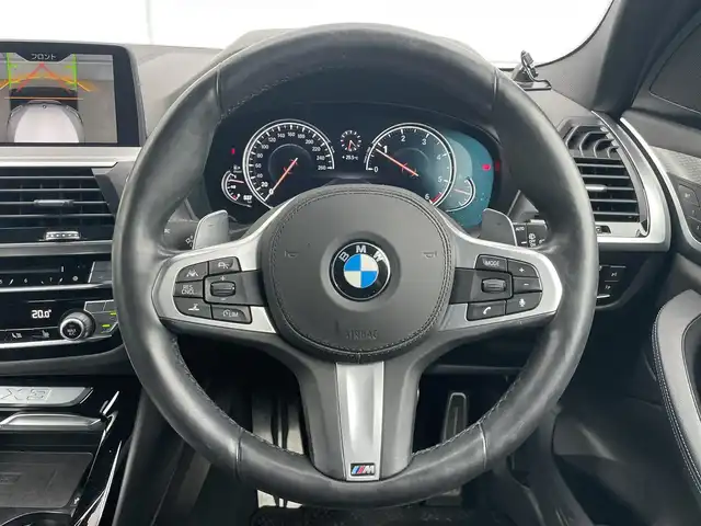 ＢＭＷ Ｘ３ xDrive20d Mスポーツ 千葉県 2018(平30)年 4万km ファイトニックブルー 衝突軽減ブレーキ/レーンキープアシスト/レーダークルーズコントロール/クリアランスソナー/純正メーカーナビ/　フルセグ/BT/DVD/CD/USB/全方位カメラ/ステアリングスイッチ/パドルシフト/ETC/ポータブル充電/パワーバックドア/レザーシート/パワーシート(D/N席)/シートヒーター(D/N席)/LEDヘッドライト/オートライト/スマートキー/プッシュスタート/フロアマット