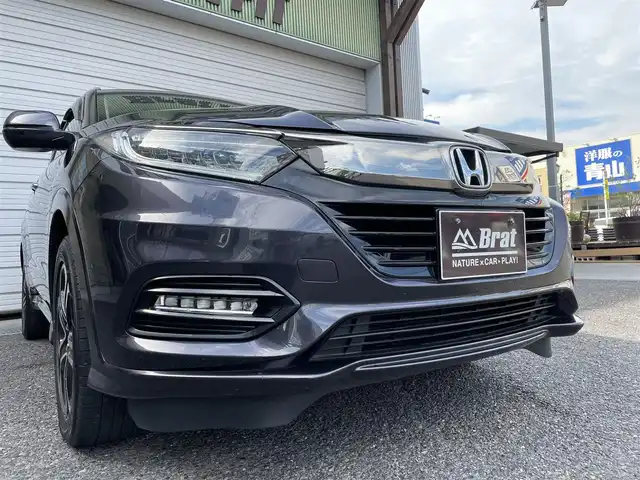 ホンダ ヴェゼル ハイブリッド Z ホンダセンシング 福島県 2020(令2)年 7万km ルーセブラックM SDナビ/バックカメラ/フルセグTV/LEDヘッドライト/ルーフレール/ハーフレザーシート/前席シートヒーター/ETC/レーダークルーズコントロール/コンフォートビューパッケージ