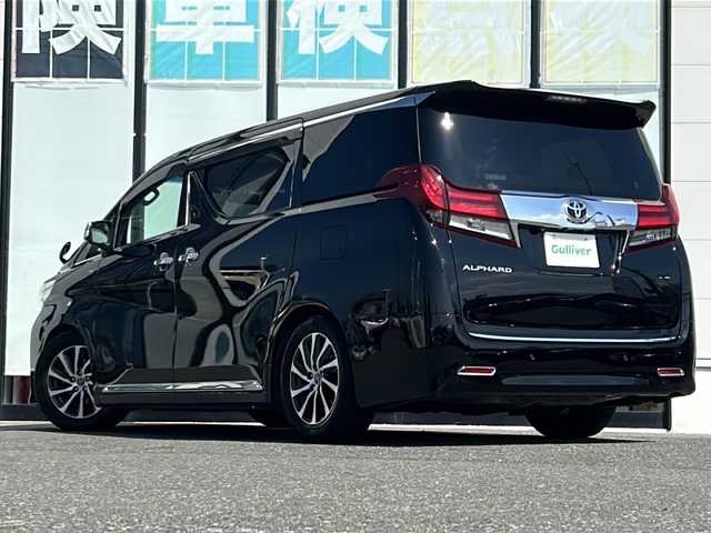 トヨタ アルファード X 山形県 2016(平28)年 8.9万km ブラック 純正7型SDナビ【NSZT-W64】/フルセグTV/SD/AMFM/CDDVD/SDREC/DS/BT/ビルトインETC/バックカメラ/デジタルインナーミラー/クリアランスソナー/両側パワースライドドア/スマートキー/プッシュスタート/電動パーキングブレーキ/ブレーキホールド/LEDヘッドライト/オートライト/フロントフォグランプ/社外前方ドライブレコーダー/純正17アルミホイール/純正リアスポイラー