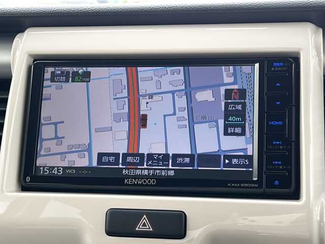 スズキ ハスラー J 秋田県 2018(平30)年 4.1万km フェニックスレッドパール/ホワイト2トーンルーフ 社外ＳＤナビ/社外CD、DVD、BT、フルセグ/バックカメラ/純正15インチアルミ/ドライブレコーダー/４WD/ETC/スペアキー