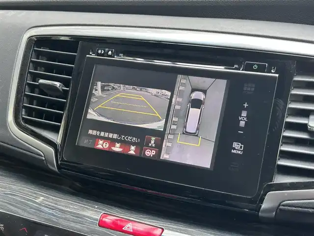 ホンダ オデッセイ アブソルート EX 静岡県 2015(平27)年 6.9万km プレミアムヴィーナスブラックP 純正7インチナビ/HDMI/USB/DVD/Bluetooth/ホンダセンシング/後席モニター/パワーシート/純正LEDヘッドライト/ETC車載器/ドラレコ/追従クルコン/パワーシート/純正１８ＡＷ