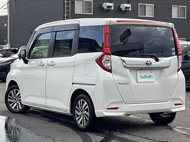 トヨタ ルーミー カスタムG 道北・旭川 2019(平31)年 4.7万km パールホワイトⅢ /４WD//禁煙車//寒冷地仕様//純正SDナビ/CD/DVD/SD/BT/TV//両側パワースライドドア//バックカメラ//スマートアシスト３/衝突回避支援ブレーキ/衝突警報機能/誤発進抑制機能/車線逸脱警報/先行車発進告知/オートハイビーム//純正エンジンスターター//社外ドライブレコーダー//ミラー型社外レーダー//アイドリングストップ//オートエアコン//フロントデアイサー//前席シートヒーター//革巻きステアリング//ステリングスイッチ//クルーズコントロール//オートライト//LEDヘッドライト//LEDフォグランプ//ミラーウィンカー//ドアバイザー//夏タイヤ積込み//スペアキー