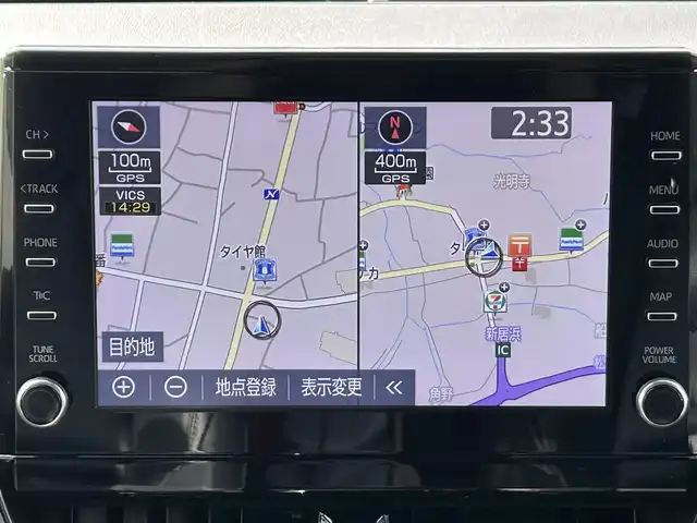 トヨタ カローラツーリング ダブルバイビー 愛媛県 2020(令2)年 4.9万km ブラックマイカ 純正9型ディスプレイオーディオ/バックカメラ/前後ドライブレコーダー/トヨタセーフティセンス/衝突被害軽減装置/車線逸脱防止装置/レーダークルーズコントロール/ブラインドスポットモニター/クリアランスソナー/ステアリングリモコン/ハーフレザー/ETC/電動パーキングブレーキ/電格ミラー/ヒートミラー/ヘッドライトレベライザー/トノカバー/純正布生地ラゲッジマット/LEDヘッドライト/現状サマー(純正AW)(215/45/R17)/TOYO TRANPATH mpZ