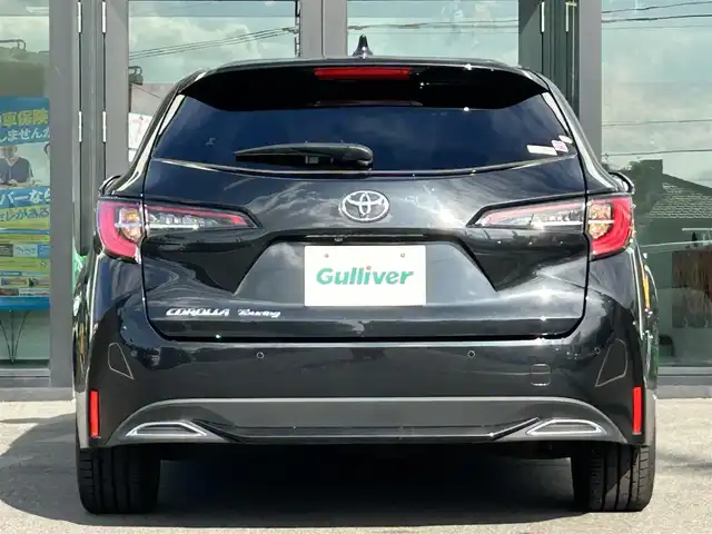 トヨタ カローラツーリング ダブルバイビー 愛媛県 2020(令2)年 4.9万km ブラックマイカ 純正9型ディスプレイオーディオ/バックカメラ/前後ドライブレコーダー/トヨタセーフティセンス/衝突被害軽減装置/車線逸脱防止装置/レーダークルーズコントロール/ブラインドスポットモニター/クリアランスソナー/ステアリングリモコン/ハーフレザー/ETC/電動パーキングブレーキ/電格ミラー/ヒートミラー/ヘッドライトレベライザー/トノカバー/純正布生地ラゲッジマット/LEDヘッドライト/現状サマー(純正AW)(215/45/R17)/TOYO TRANPATH mpZ