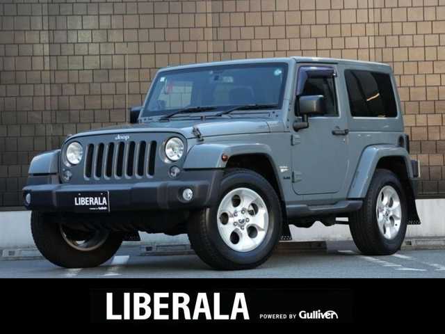 クライスラー・ジープ ジープ ラングラー サハラ 静岡県 2015(平27)年 5.9万km アンヴィル アンヴィルカラー/JAOS BATTLAZステンレスマフラー/JAOSマッドガード/社外エアクリーナー/社外インテークパイプ/背面タイヤ/ＲＡＮＣＨＯショックアブソーバ/社外バックカメラ/LEDヘッドライト/キーレス/ETC