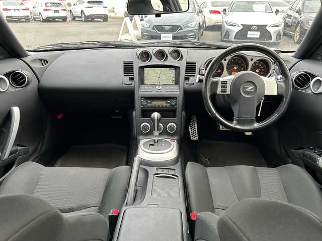 日産 フェアレディ Ｚ 栃木県 2008(平20)年 1.3万km ダークブルー 純正HDDナビ/バックカメラ/オーディオ/CD FM AM/MTモード付AT/純正18インチアルミホイール/リモコンキー/横滑り防止装置/盗難防止装置/HIDヘッドライト