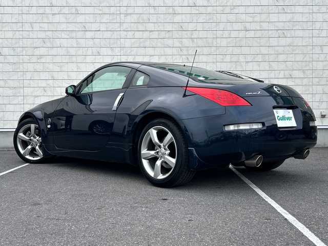 日産 フェアレディ Ｚ 栃木県 2008(平20)年 1.3万km ダークブルー 純正HDDナビ/バックカメラ/オーディオ/CD FM AM/MTモード付AT/純正18インチアルミホイール/リモコンキー/横滑り防止装置/盗難防止装置/HIDヘッドライト