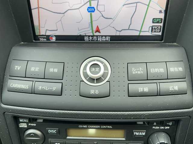 日産 フェアレディ Ｚ 栃木県 2008(平20)年 1.3万km ダークブルー 純正HDDナビ/バックカメラ/オーディオ/CD FM AM/MTモード付AT/純正18インチアルミホイール/リモコンキー/横滑り防止装置/盗難防止装置/HIDヘッドライト