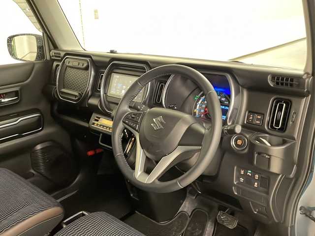スズキ ハスラー Jスタイル 熊本県 2021(令3)年 2.5万km デニムブルー ガンメタリック 2トーン SDナビ/【CD/DVD/Bluetooth/フルセグ】/バックカメラ/セーフティサポート/・デュアルカメラブレーキサポート/・誤発進抑制機能/・車線逸脱警報/・先行車発進告知/・標識認識機能/・ハイビームアシスト/LEDオートヘッドライト/革巻きステアリング/ナノイー付きオートエアコン/プッシュスタート/スマートキー/ドライブレコーダー/ルーフレール/禁煙車