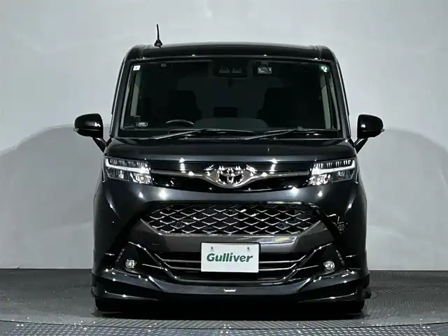 トヨタ タンク カスタムG－T 愛媛県 2019(令1)年 2.4万km ブラックマイカメタリック 純正9インチナビ　純正12インチフリップダウンモニター　パノラミックビューモニタ‐　モデリスタエアロ　GPSレーダー　HDMI 　シートヒーター LEDヘッドライト　オートセキュリティー　純正アルミホイール　GPSレーダー 前後ドライブレコーダー　ETC2.0　フルセグTV　　