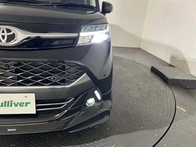 トヨタ タンク カスタムG－T 愛媛県 2019(令1)年 2.4万km ブラックマイカメタリック 純正9インチナビ　純正12インチフリップダウンモニター　パノラミックビューモニタ‐　モデリスタエアロ　GPSレーダー　HDMI 　シートヒーター LEDヘッドライト　オートセキュリティー　純正アルミホイール　GPSレーダー 前後ドライブレコーダー　ETC2.0　フルセグTV　　