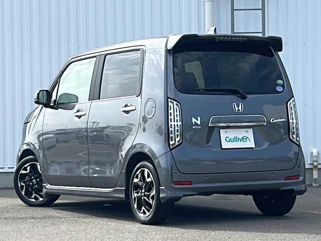 ホンダ Ｎ ＷＧＮ カスタム Lターボ ホンダS 愛媛県 2020(令2)年 1.2万km シャイニンググレーM 純正SDナビ/・Bluetooth/・フルセグ/・SD/・iPod/・USB/・DVD/バックカメラ/ETC/社外ドライブレコーダー前後/ハーフレザー/運転席シートヒーター/コーナーセンサー前後/オートライト/オートLEDヘッドライト/スマートキー/アイドリングストップ/スペアキー/純正15インチAW/レーンキープアシスト/保証書/取扱説明書