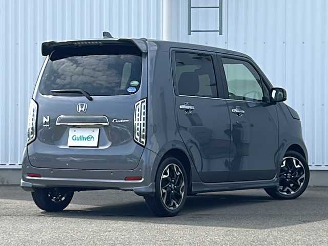 ホンダ Ｎ ＷＧＮ カスタム Lターボ ホンダS 愛媛県 2020(令2)年 1.2万km シャイニンググレーM 純正SDナビ/・Bluetooth/・フルセグ/・SD/・iPod/・USB/・DVD/バックカメラ/ETC/社外ドライブレコーダー前後/ハーフレザー/運転席シートヒーター/コーナーセンサー前後/オートライト/オートLEDヘッドライト/スマートキー/アイドリングストップ/スペアキー/純正15インチAW/レーンキープアシスト/保証書/取扱説明書