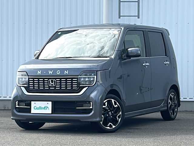 ホンダ Ｎ ＷＧＮ カスタム Lターボ ホンダS 愛媛県 2020(令2)年 1.2万km シャイニンググレーM 純正SDナビ/・Bluetooth/・フルセグ/・SD/・iPod/・USB/・DVD/バックカメラ/ETC/社外ドライブレコーダー前後/ハーフレザー/運転席シートヒーター/コーナーセンサー前後/オートライト/オートLEDヘッドライト/スマートキー/アイドリングストップ/スペアキー/純正15インチAW/レーンキープアシスト/保証書/取扱説明書