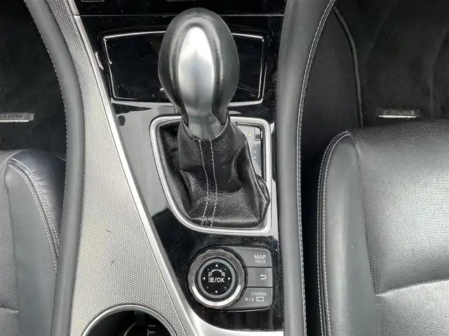 日産 スカイライン ハイブリッド 350GT Type SP 福岡県 2015(平27)年 11.6万km スーパーブラック 純正メーカーナビ/Bluetooth対応/ワンセグTV/バックカメラ/360度カメラ/レーダークルーズコントロール/パドルシフト/ドライブレコーダー/前席パワーシート（運転席メモリ付）/シートヒーター/ビルトインETC/純正フロアマット/純正アルミホイール/全席レザーシート/プッシュスタート/取扱説明書/スペアキー/スマートキー