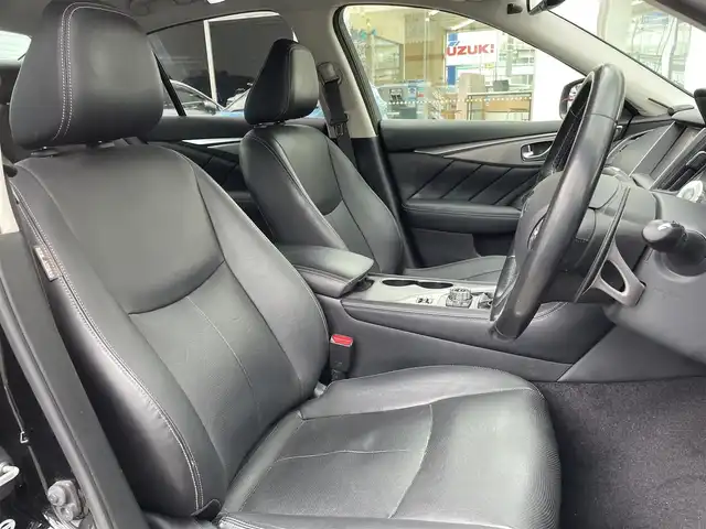 日産 スカイライン ハイブリッド 350GT Type SP 福岡県 2015(平27)年 11.6万km スーパーブラック 純正メーカーナビ/Bluetooth対応/ワンセグTV/バックカメラ/360度カメラ/レーダークルーズコントロール/パドルシフト/ドライブレコーダー/前席パワーシート（運転席メモリ付）/シートヒーター/ビルトインETC/純正フロアマット/純正アルミホイール/全席レザーシート/プッシュスタート/取扱説明書/スペアキー/スマートキー
